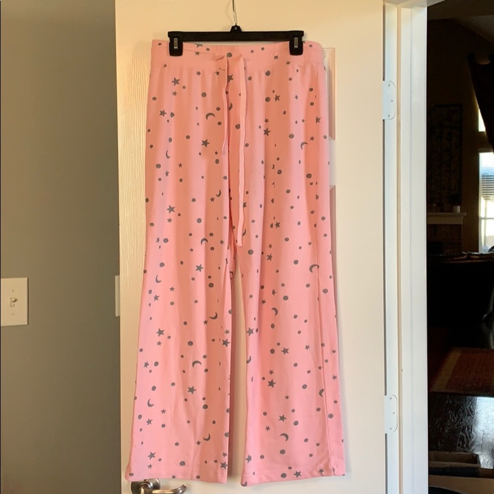 Pink pajama pants